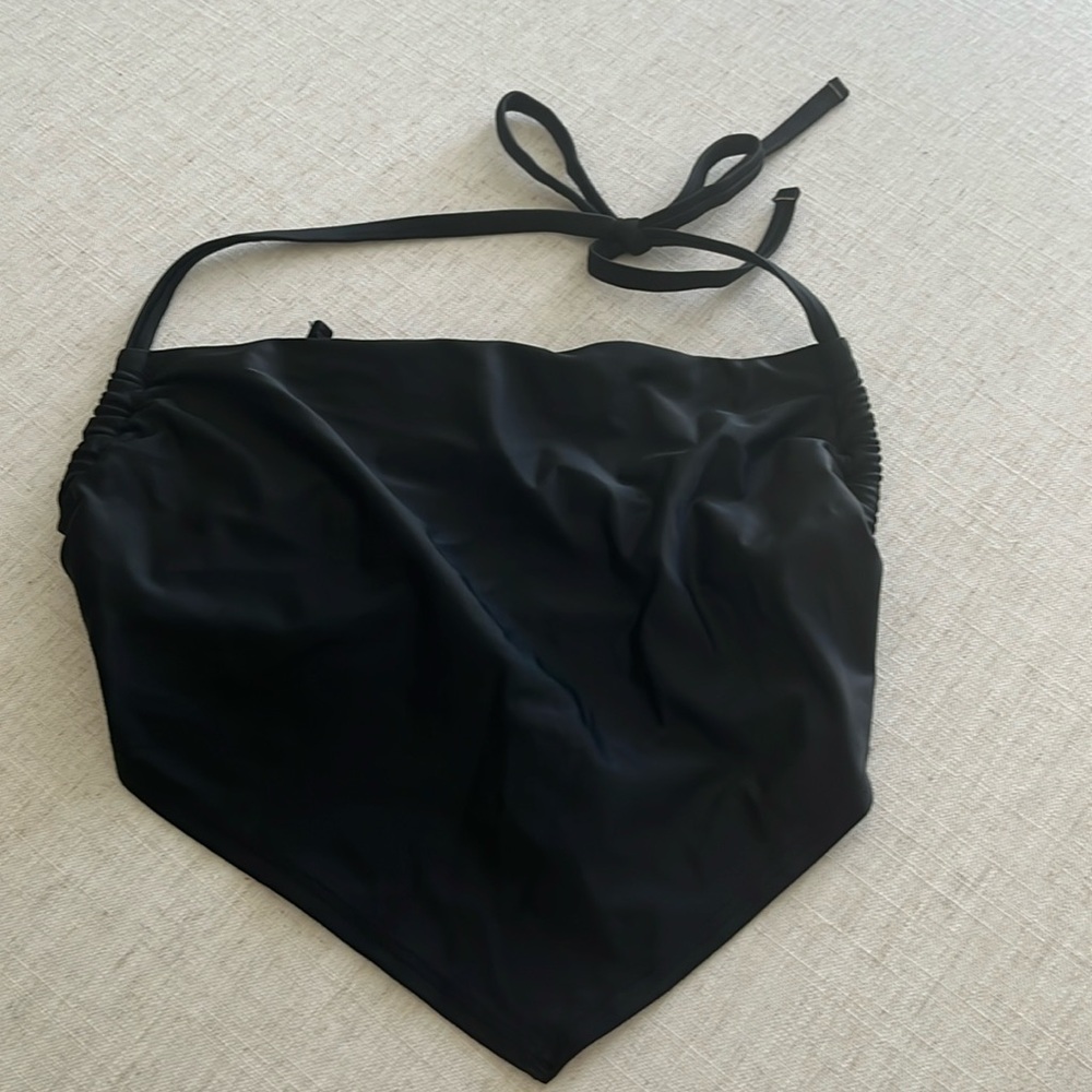Aerie black handkerchief bikini top